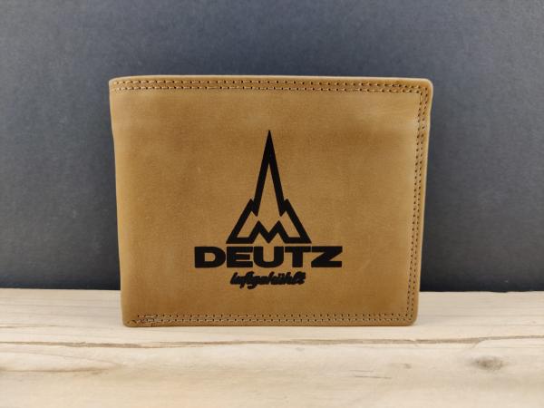 Deutz Luftgekühlt Echt Leder Geldbörse